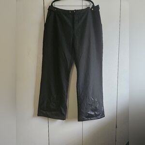 New Disturbia Ignite Faux Women's Leather Tailor Trousers Sz 16